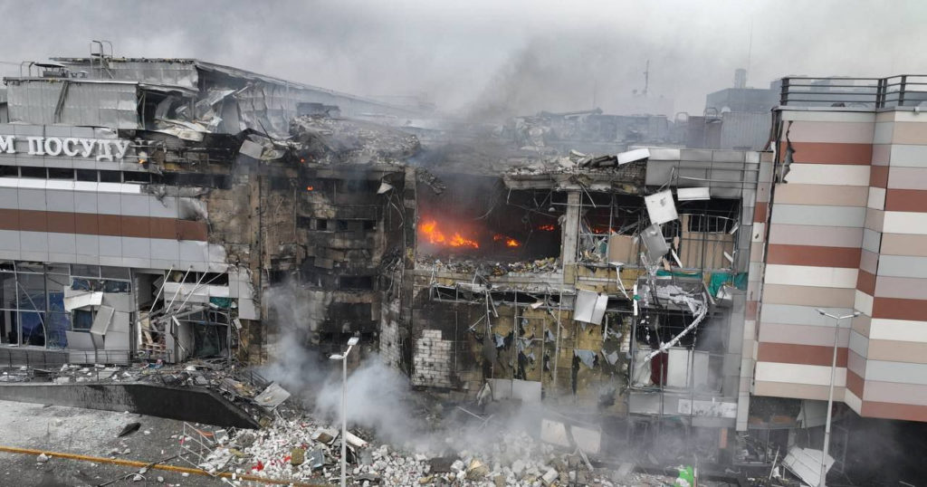 Aftermath of a Russian missile attack in Dnipro Tmp4sfgopey