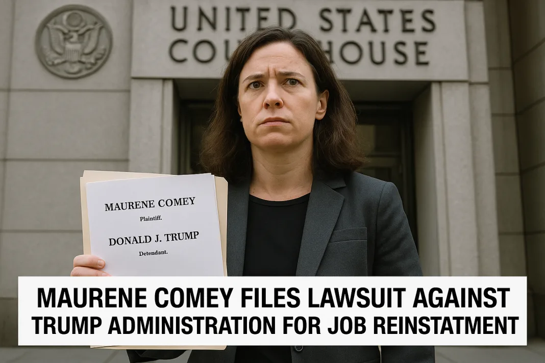 United States: Maurene Comey Files Lawsuit Against Trump Administration for Job Reinstatement