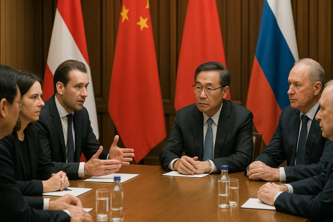 Austria: Austria Urges China to Influence Russia Against New Sanctions