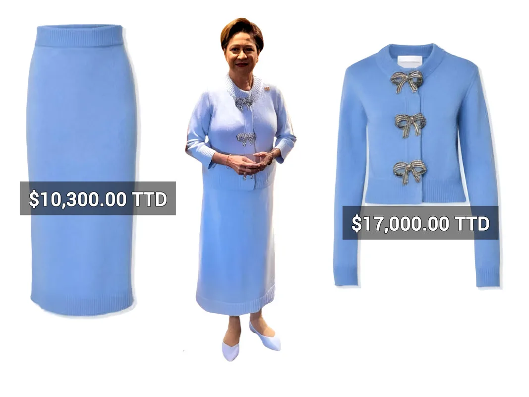 PM Kamla Defends High-priced UNGA Outfit