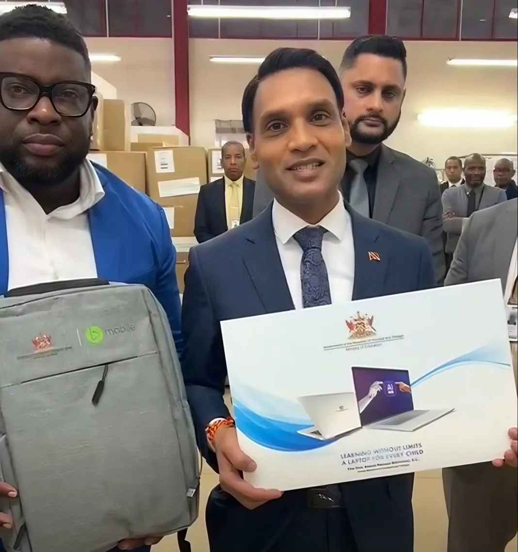 Government’s Promised Laptops Arrive for Distribution