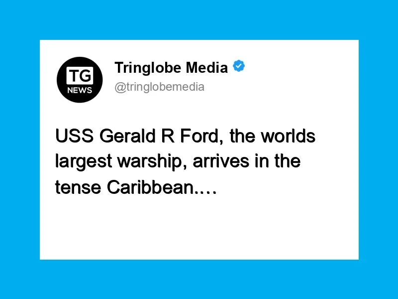 World’s Largest Warship Arrives in Tense Caribbean