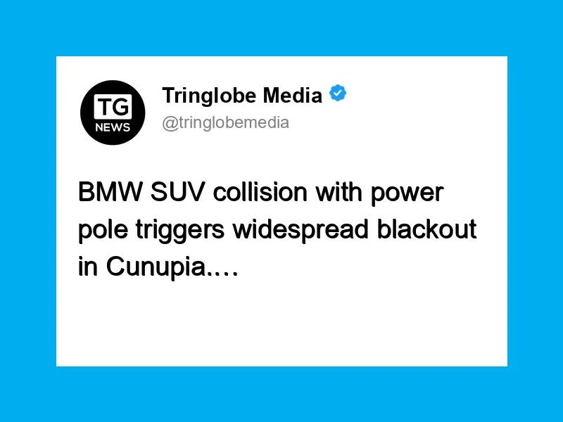 Car Crash Triggers Major Power Outage