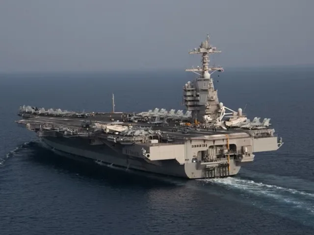 USS Gerald R. Ford Makes First Caribbean Port Call Amid