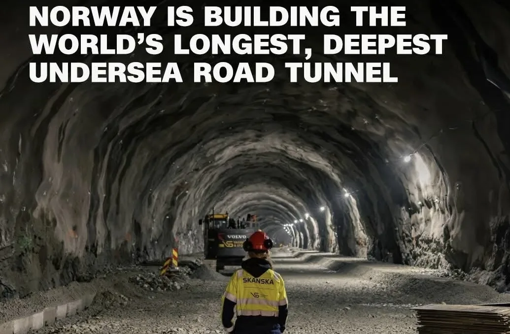 Norway’s Undersea Tunnel Project, Rogfast, Set to Transform Coastal Travel