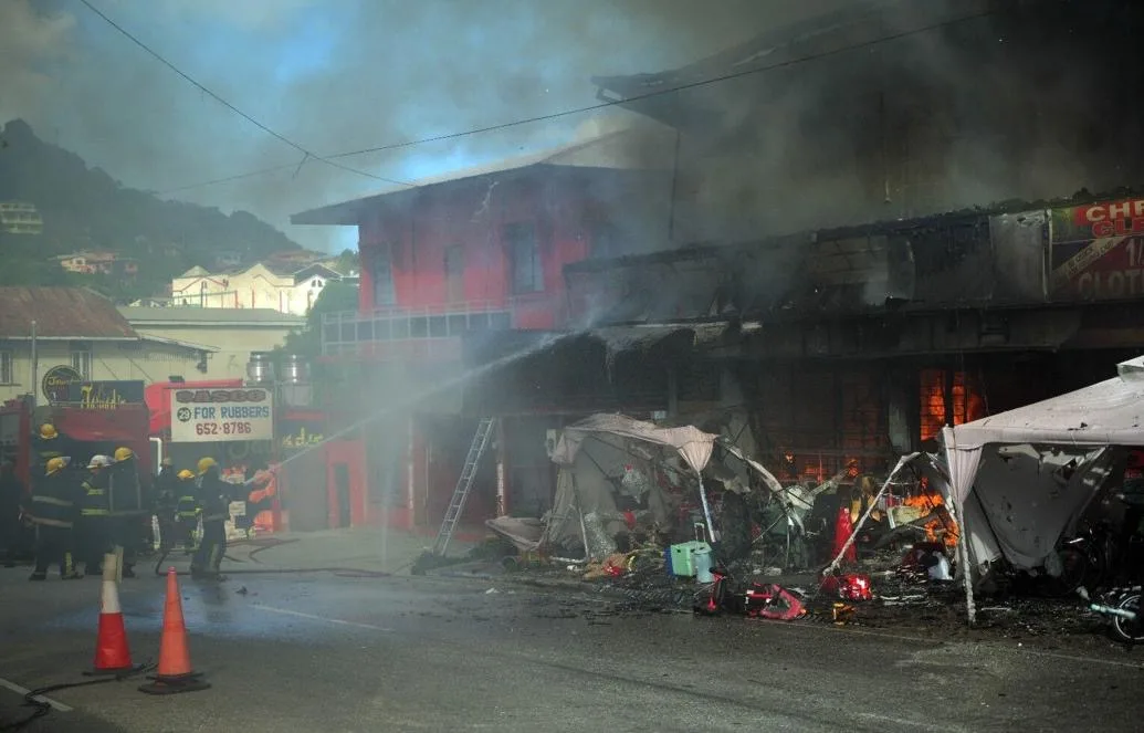 Fire Rekindles at Burnt Business Site; Fire Service Cautions Vigilance