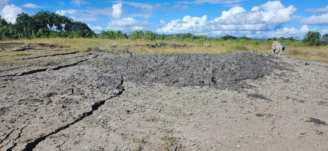 Public Warned as Piparo Mud Volcano Erupts