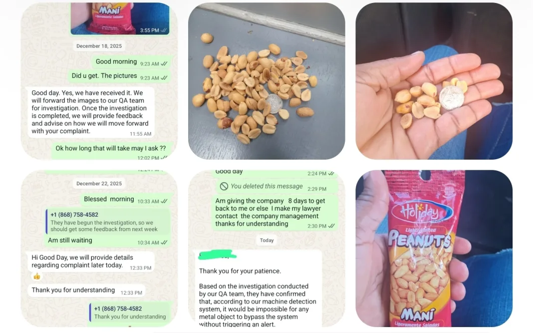 Consumer Finds Coin in Snack, Raises Safety Concerns