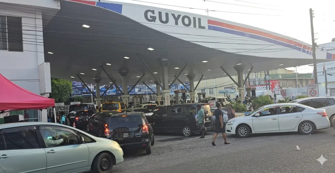 Fuel Shortage Sparks Panic Buying and Long Lines Across Guyana