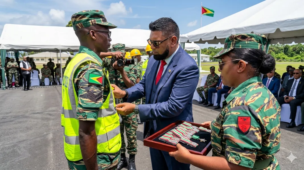 GDF Soldiers Honoured for Hurricane Relief Mission in Jamaica