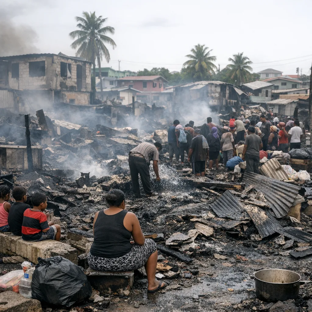 Fire Leaves Over 40 Homeless in Georgetown