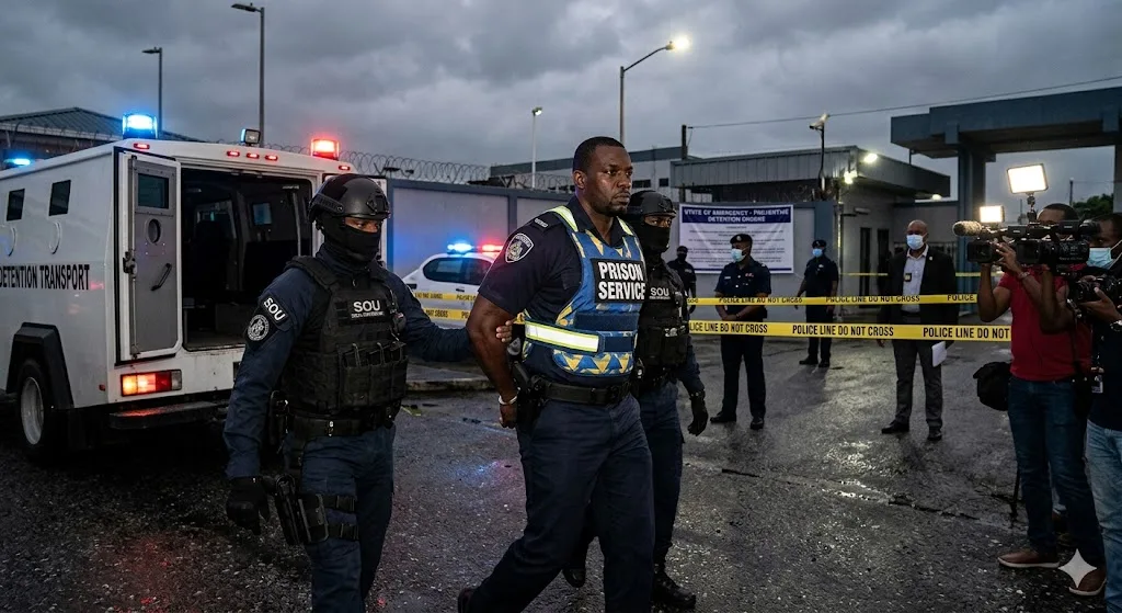 Prison Officer Keron ‘Diesel’ Lewis Detained in Organised Crime Crackdown