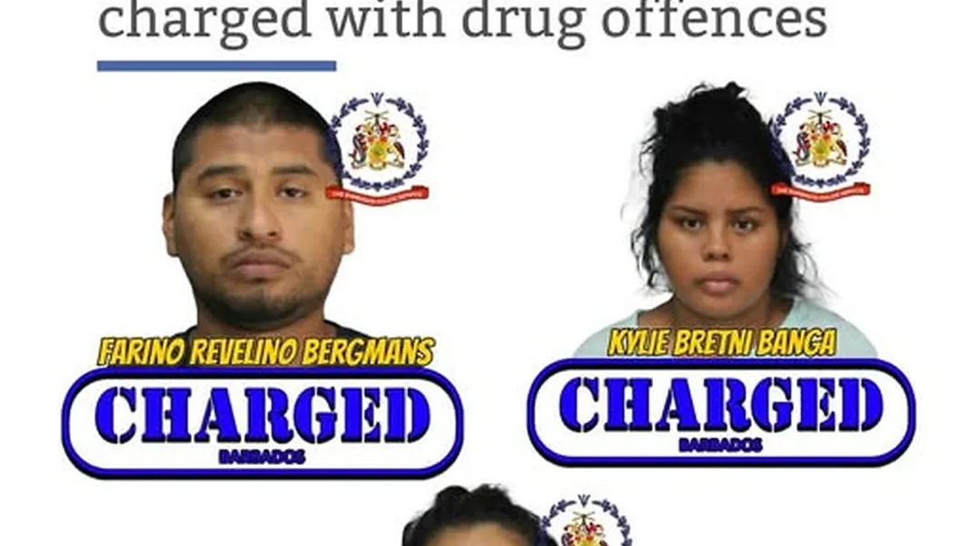 Three Surinamese Nationals Charged in Major Cocaine Bust in Barbados