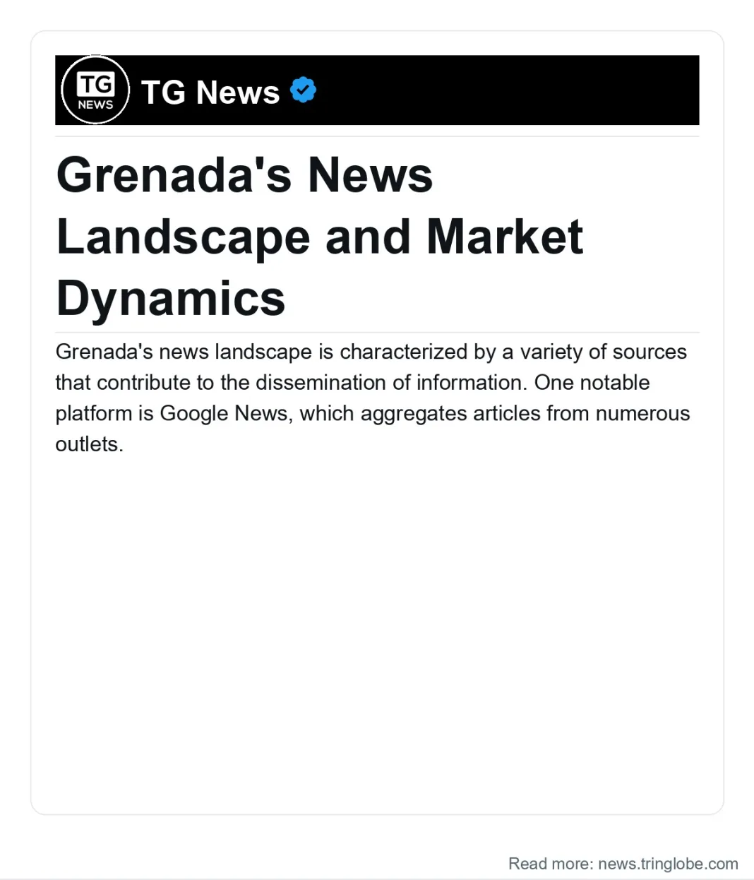 Grenada: Grenada’s News Landscape and Market Dynamics