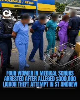 Jamaica: Four Women in Medical Scrubs Arrested for Alleged Theft in Jamaica