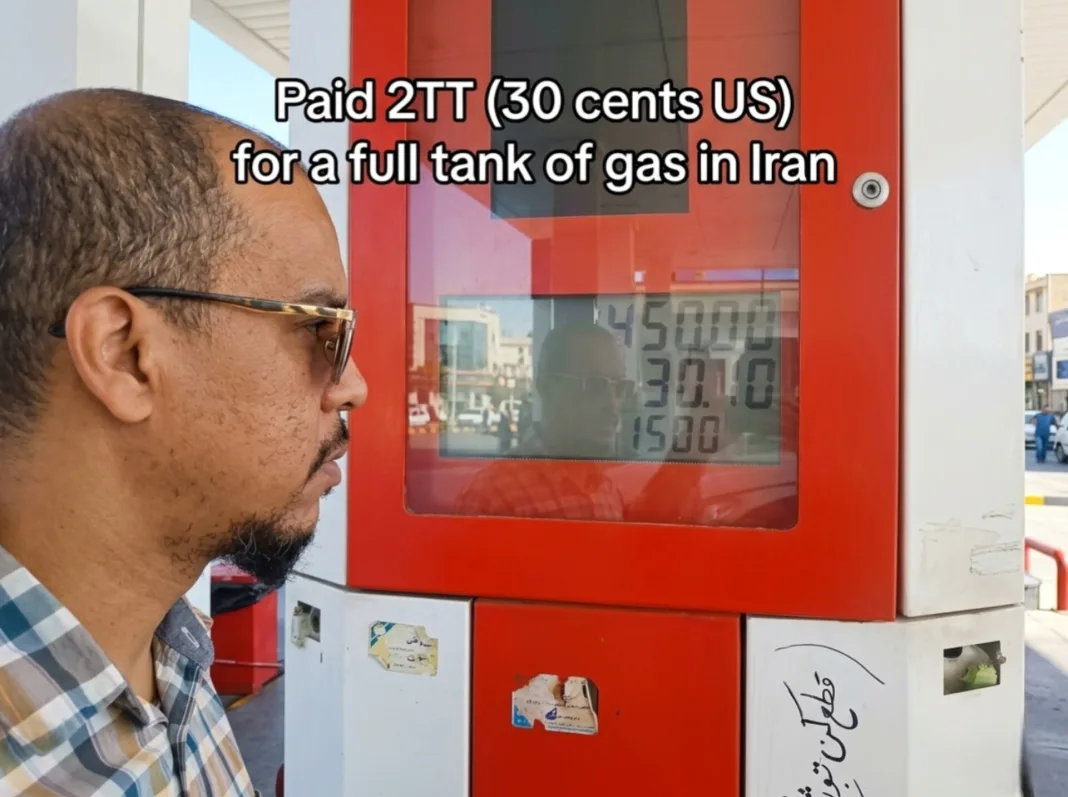 Trinidadian Compares Local Fuel Costs After Filling Up In Iran For TT$2