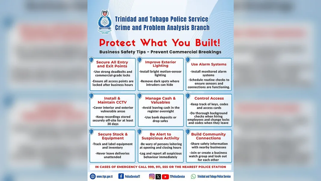 TTPS Urges Businesses: Protect What You Built With Key Safety Tips