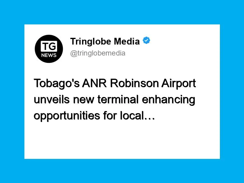New Terminal at Tobago Airport: A Boost for Local Small Businesses