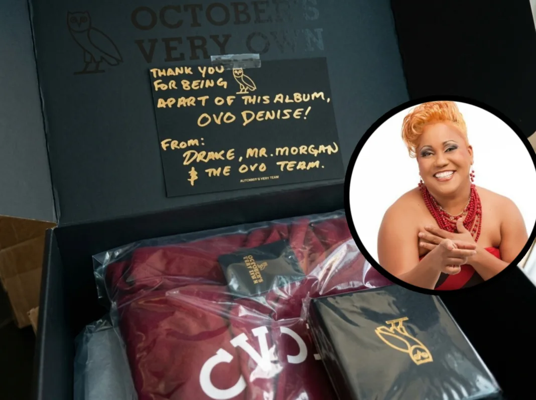 Drake Honors Soca Legend Denise Belfon with OVO Gift After Sampling Her Hit ‘Work’