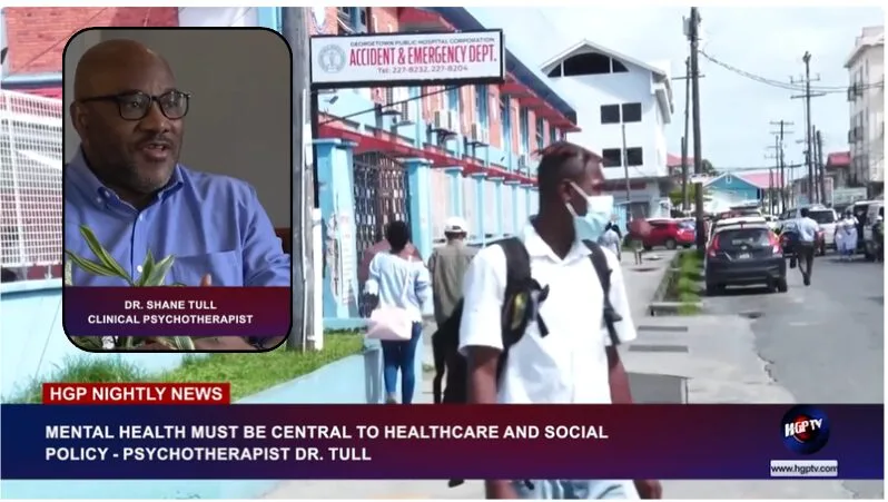 Guyana: Mental Health Emphasized as Key Component of National Development by Dr. Shane Tull