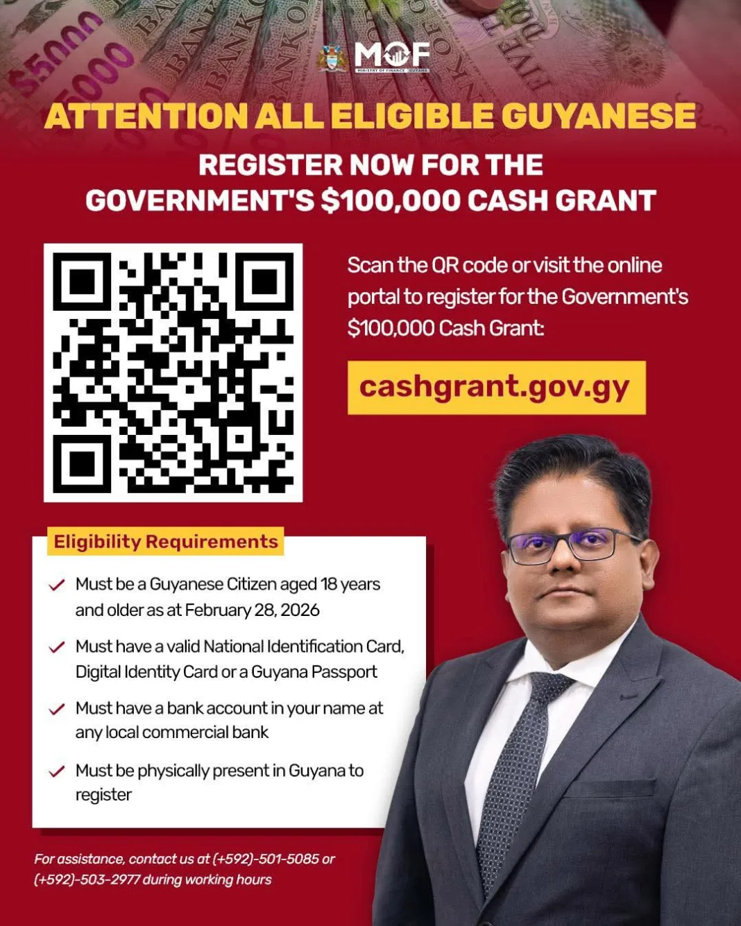 Guyana: Almost 400,000 Guyanese Received Cash Grant, Says Finance Minister