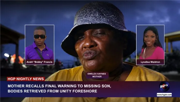 Guyana: Mother Recalls Final Warning to Son Before Unity Foreshore Tragedy