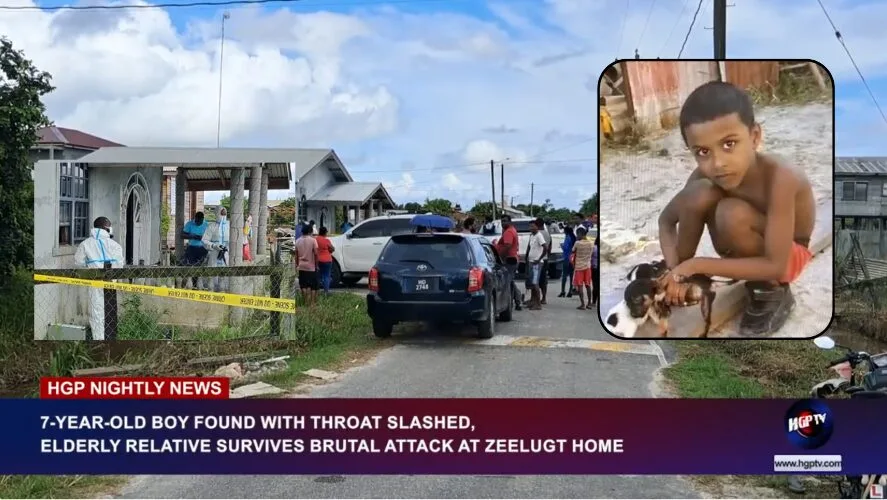 Guyana: 7-Year-Old Boy Found With Throat Slashed, Elderly Relative Survives Attack in Zeelugt