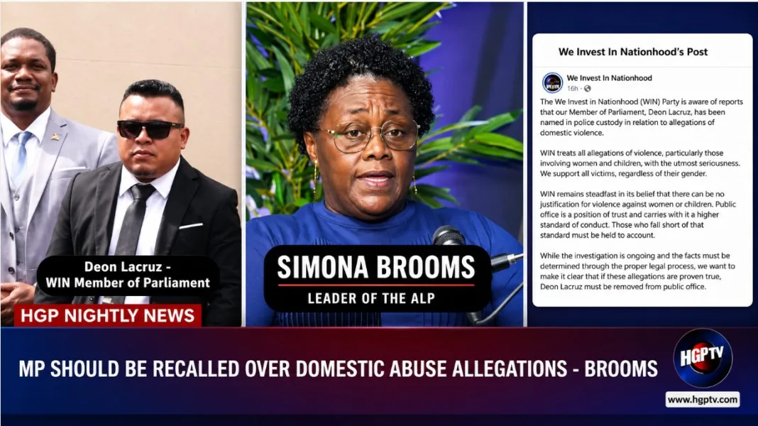 Guyana: MP Should Be Recalled Over Domestic Abuse Allegations – Brooms