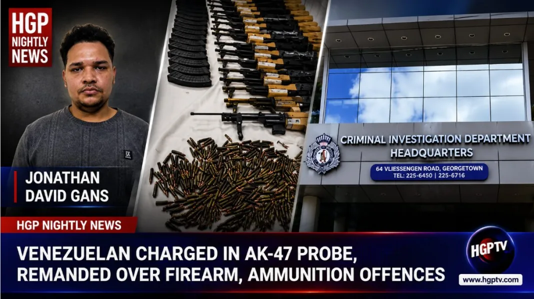 Guyana: Venezuelan National Charged in Firearm Investigation in Guyana