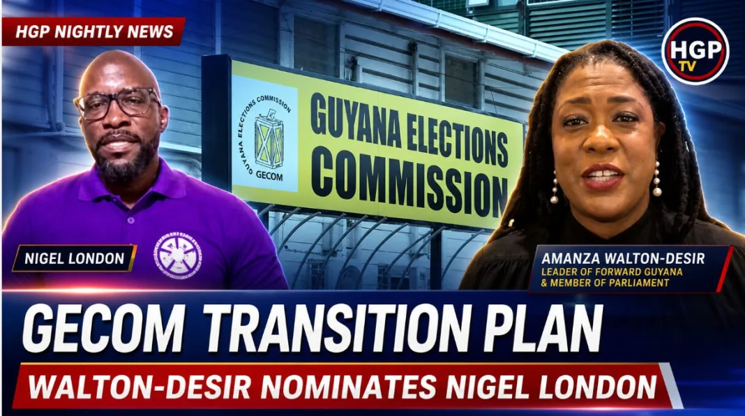 Guyana: Walton-Desir Proposes GECOM Transition Plan, Calls For Electoral Reform, Nominates Nigel London