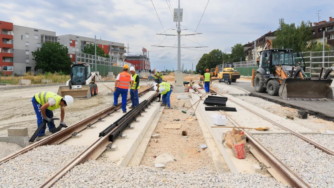 Zagreb tram extension nears completion as major project enters final phase