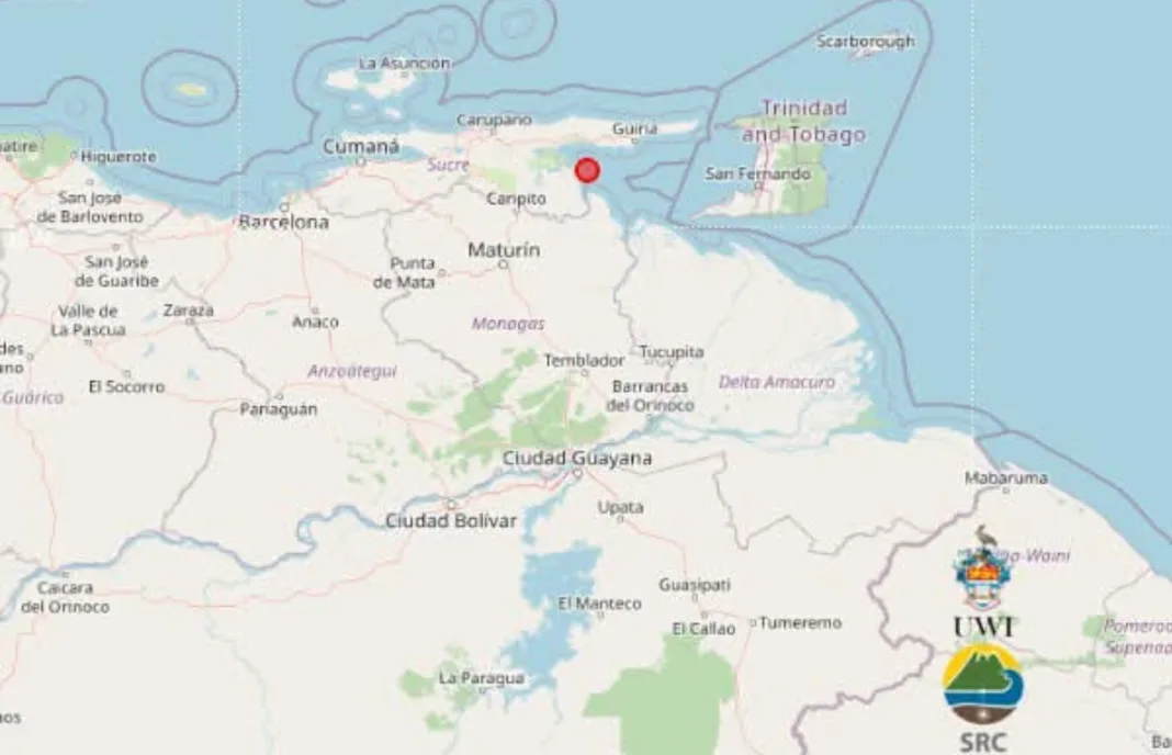Magnitude 3.6 Earthquake Strikes Near Venezuela Coast, Felt Across Trinidad and Tobago