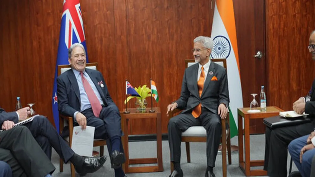 India and NZ push maritime security as Jaishankar meets Peters in Manila