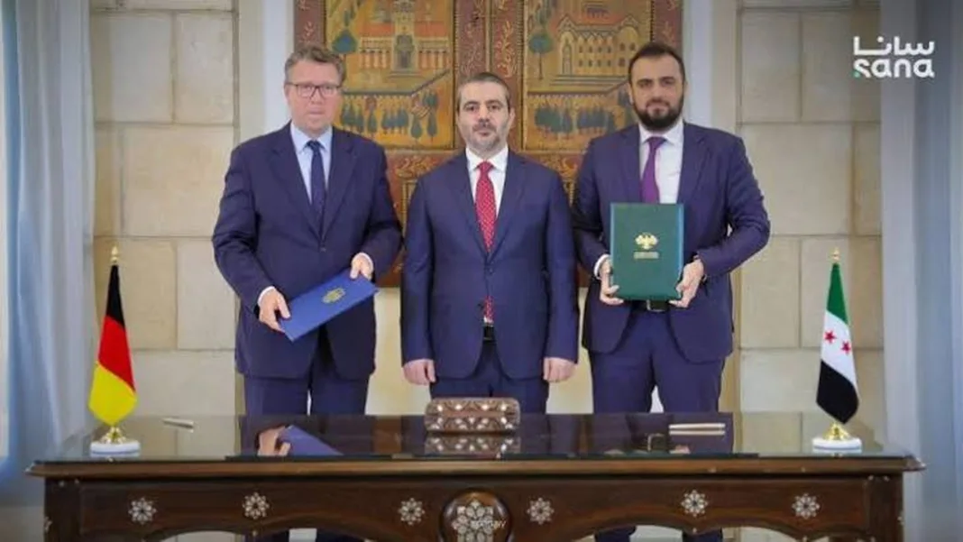 Syria and Germany Sign Agreement to Form Joint Committee for Strengthening Bilateral Cooperation
