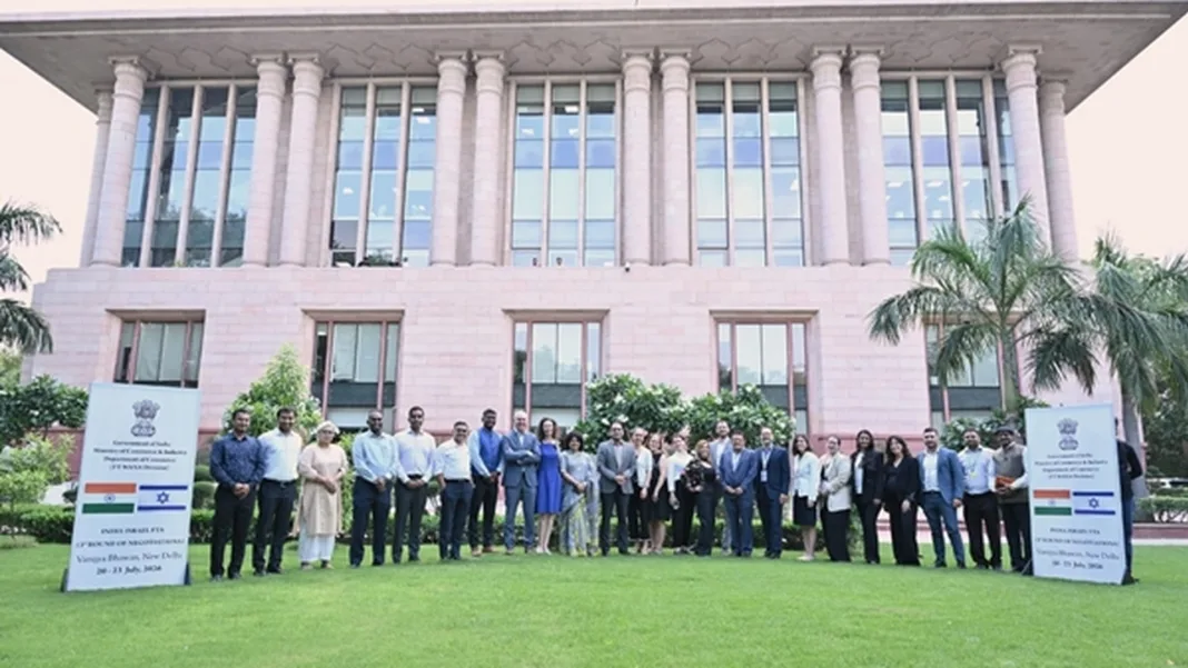 India, Israel Wrap Up Second Round of FTA Negotiations in New Delhi