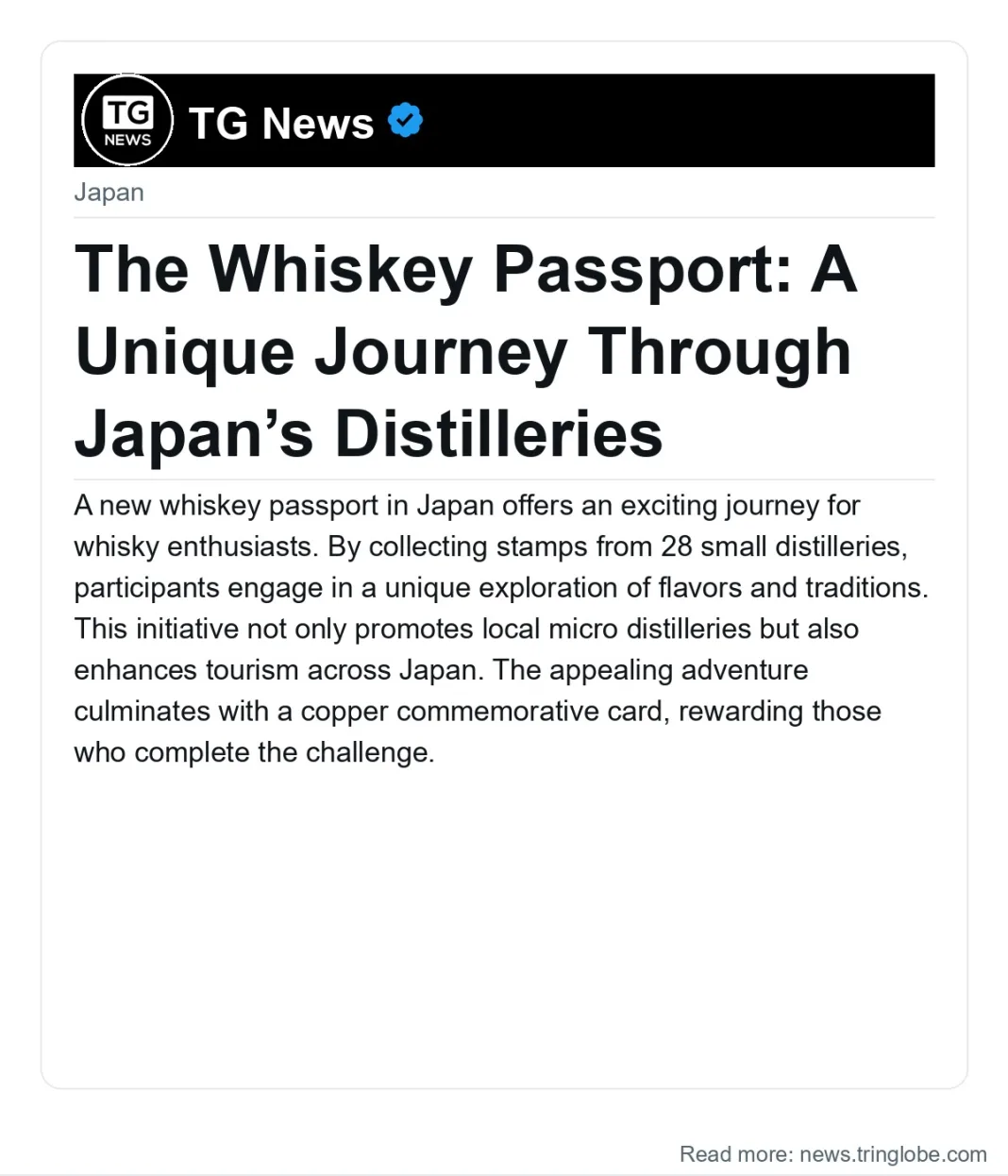The Whiskey Passport: A Unique Journey Through Japan’s Distilleries