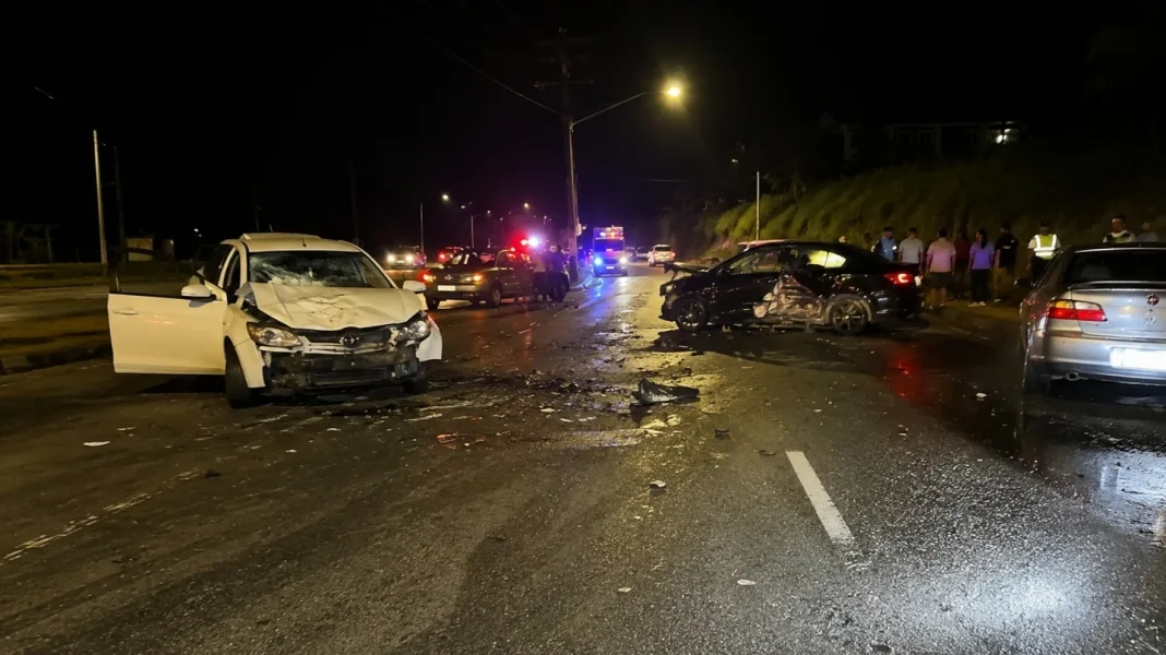 Major Multi-Vehicle Crash Reported Near Paria Suites