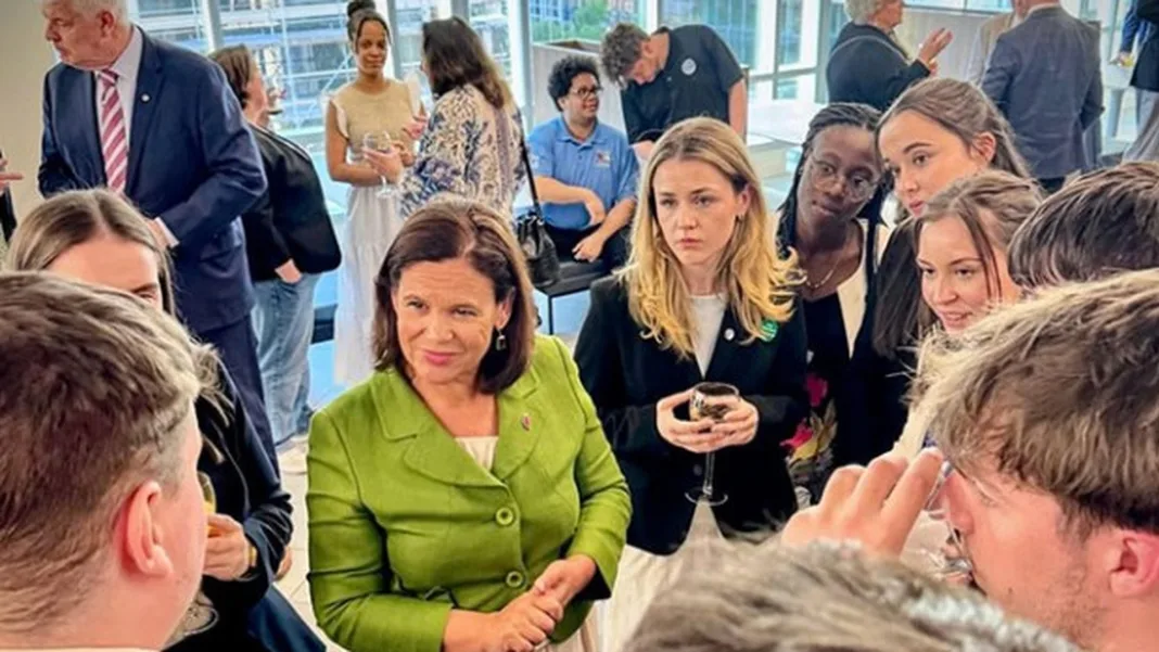 Sinn Féin’s Mary Lou McDonald Takes Irish Unity Push to Washington