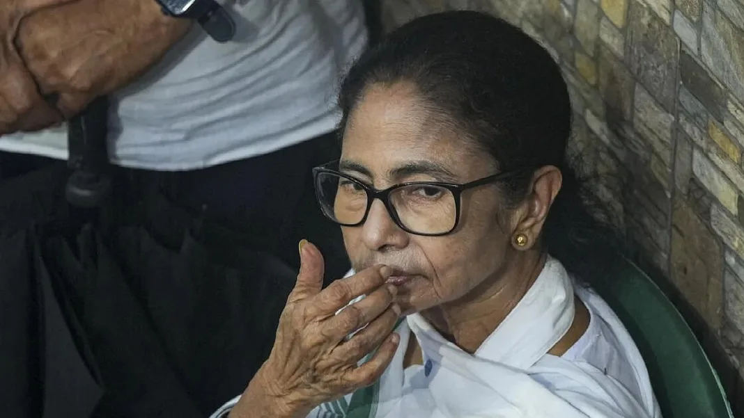 Mamata Banerjee accuses BJP of vandalising Martyrs’ Day stage, spends night at venue