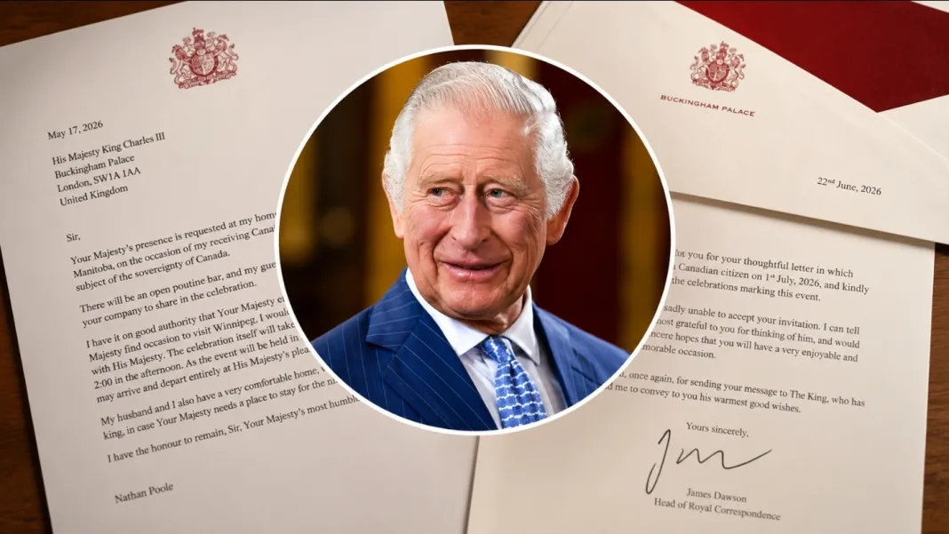 Canadian’s Invitation to King Charles Receives Personal Reply From Buckingham Palace