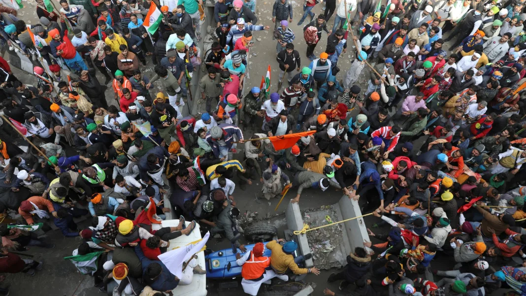 Farmers Show Their Strength in Ongoing Protests Against Agriculture Laws