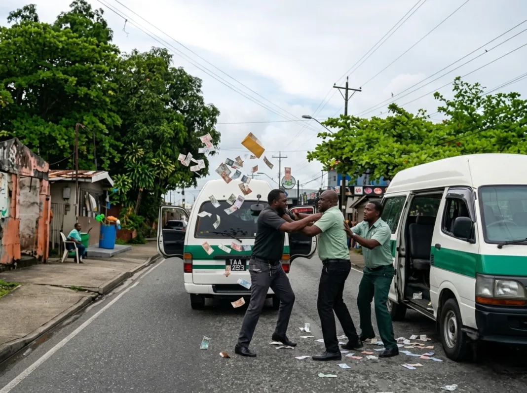 Green Band Maxi Drivers Fight After Reckless Driving Incident on Southern Main Road