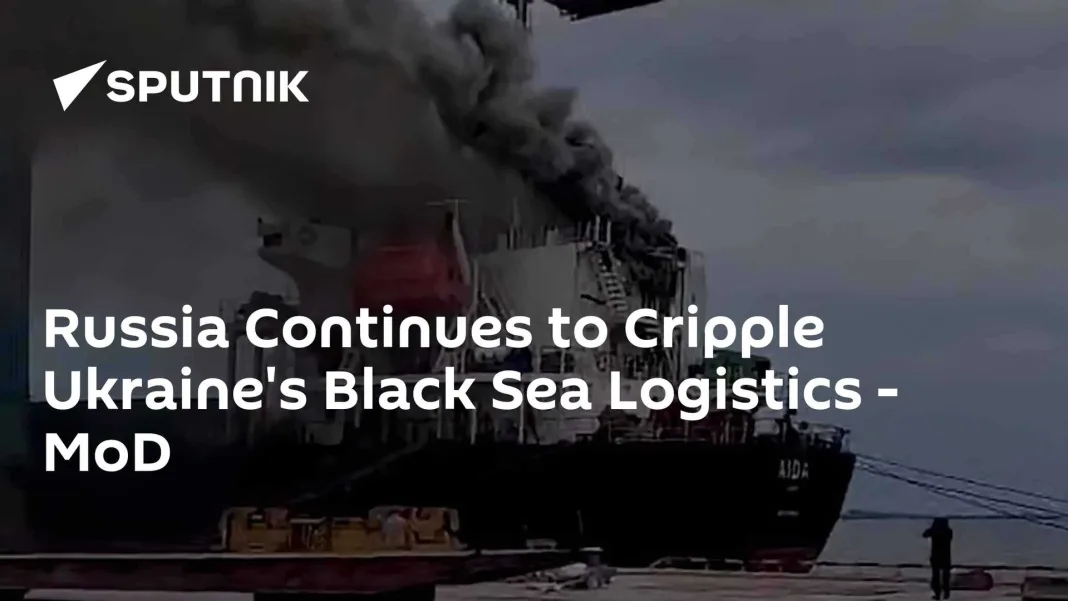 Russia Damages Two Cargo Ships in Odessa, Claims Logistics Crippled
