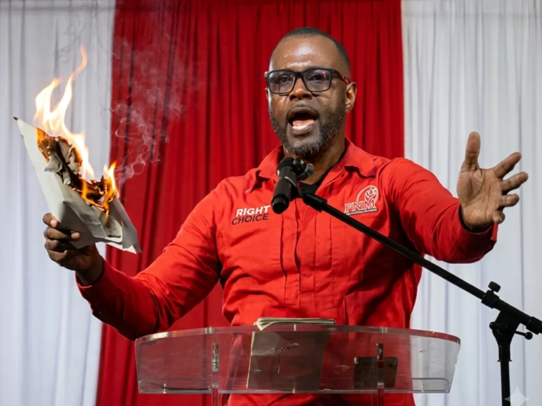 Marvin Gonzales Burns Court Order at PNM Meeting, Accuses UNC of Weaponising Judiciary