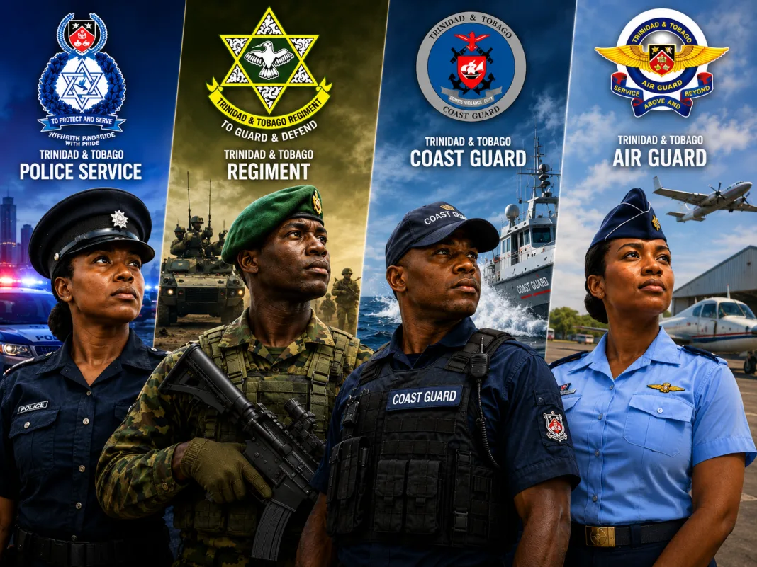 Four security services launch recruitment drives at the same time.