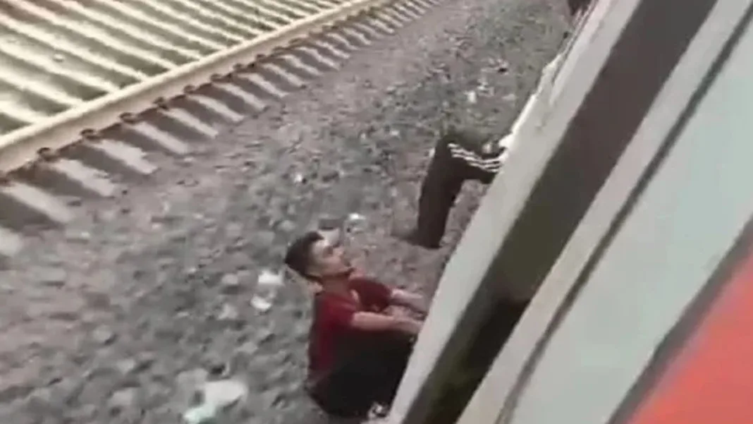 Passenger Arrested for Kicking Youth Off Moving Train in Raipur, Victim Still Missing