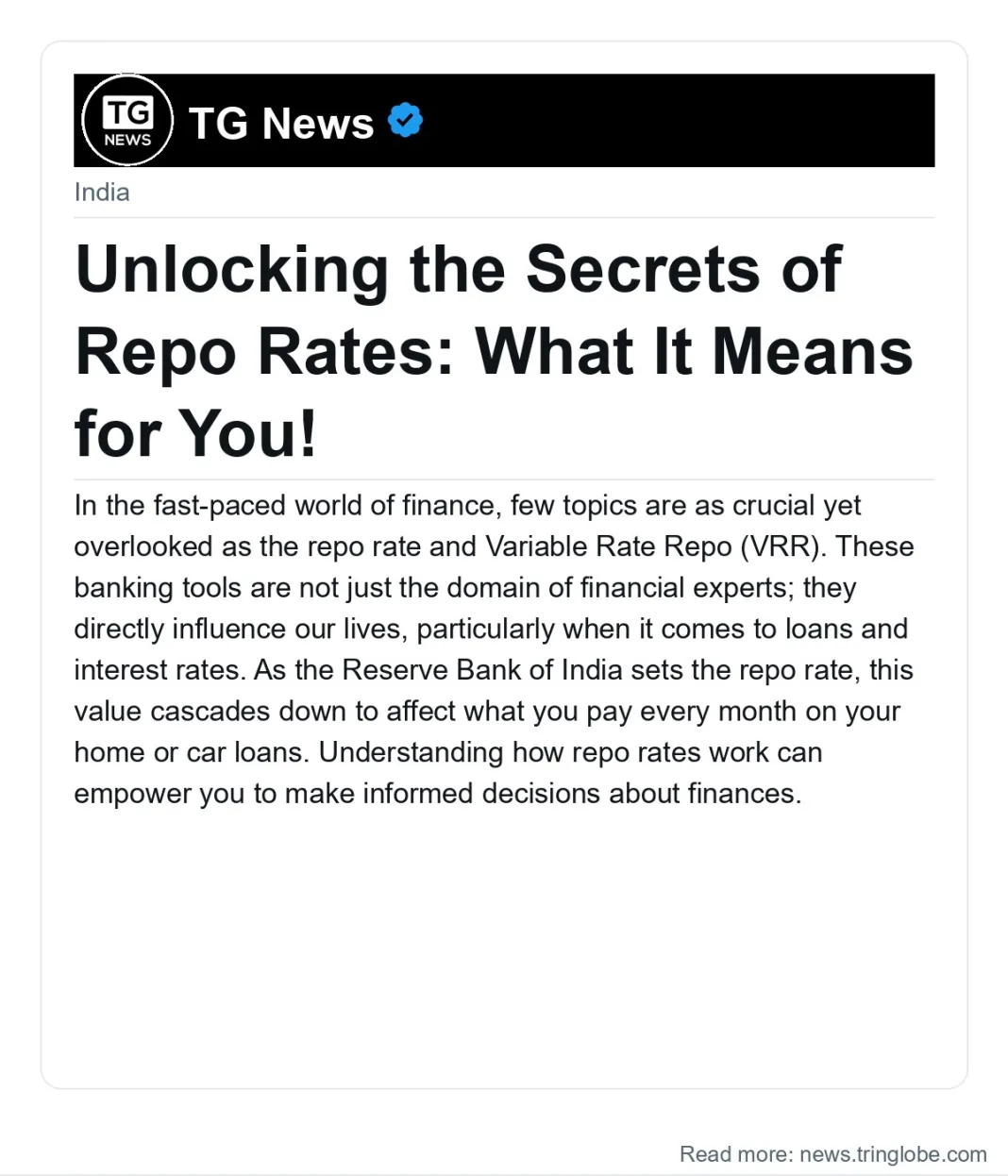 Unlocking the Secrets of Repo Rates: What It Means for You!
