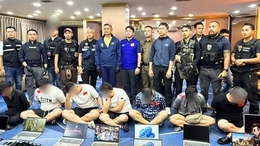 Khlong Sam Wa Raid: Police Arrest Seven Illegal Foreigners