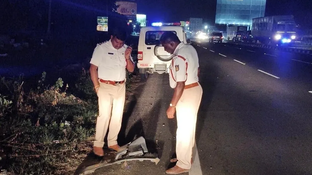 Canter driver killed in hit-and-run on NH-44 near Devanahalli, police probe underway