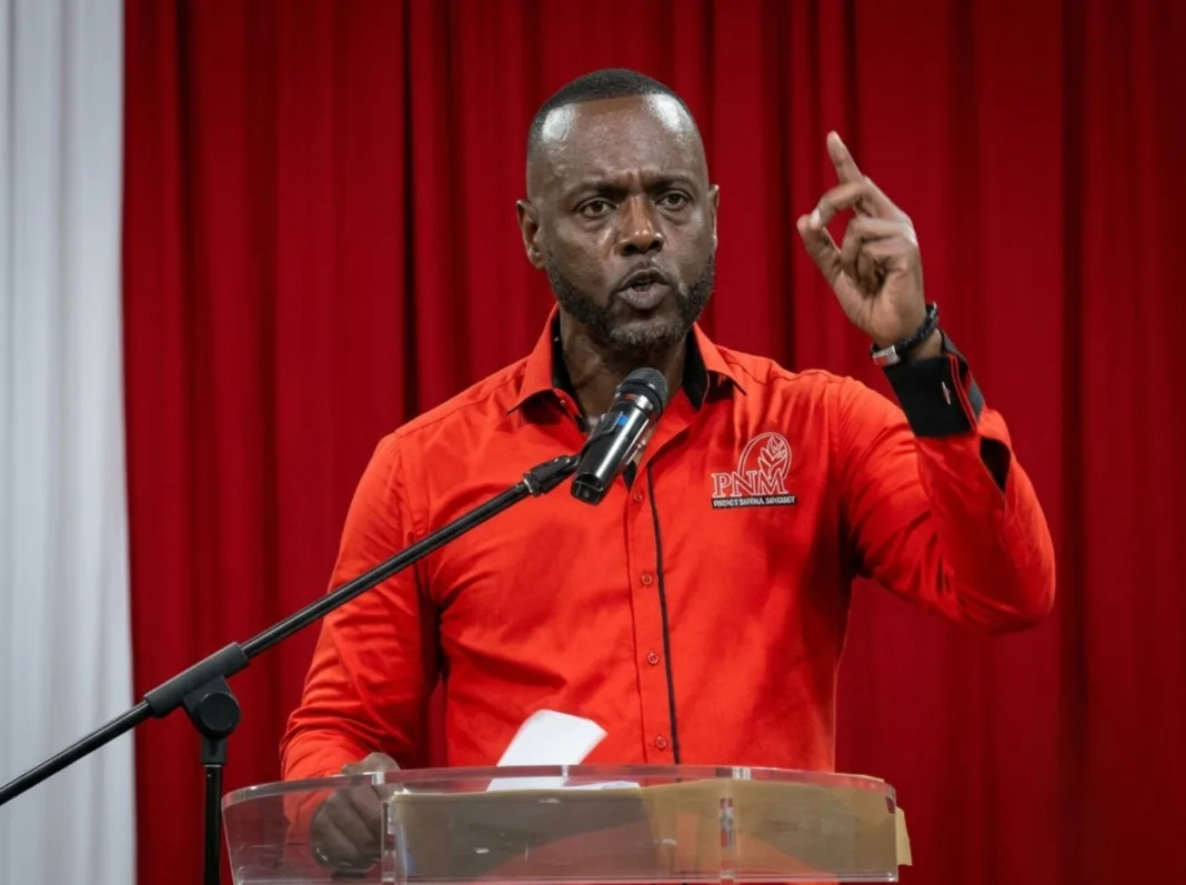 Marvin Gonzales Urges PNM Members To Unite During Claxton Bay Meeting
